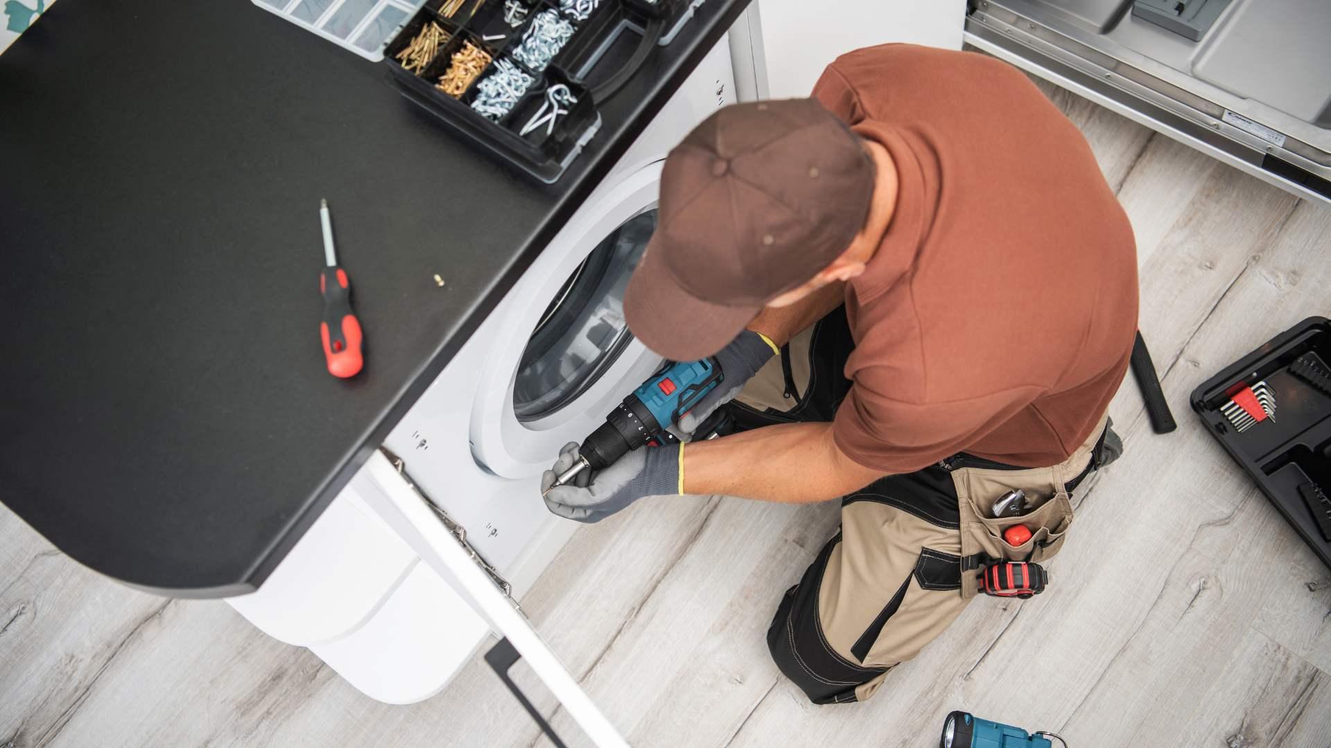 Professional performing appliance and home installation services