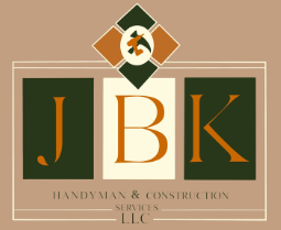 The j b k handyman and construction logo